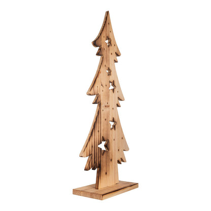 Houten Kerstboom Hoogte 80cm met LED