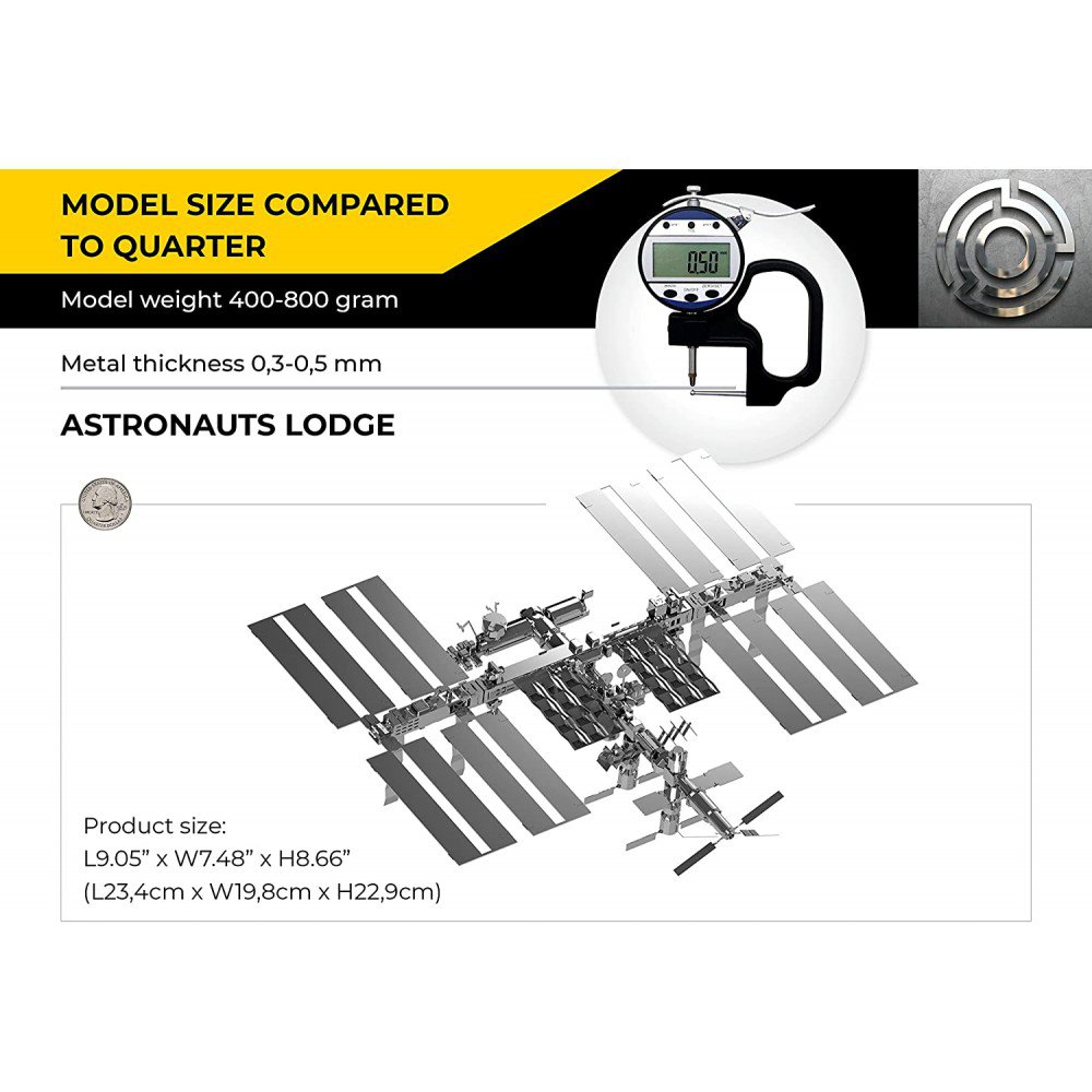 3D Metalen Bouwpakket Astronauts Lodge