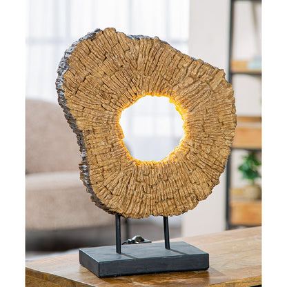 Tafellamp (LED) "Wood Art" H. 45 cm