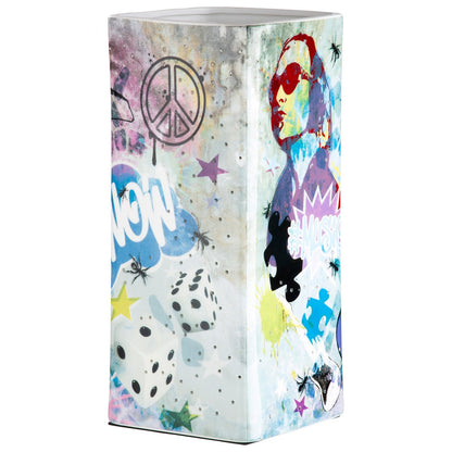 Porseleinen lamp "Street Art"