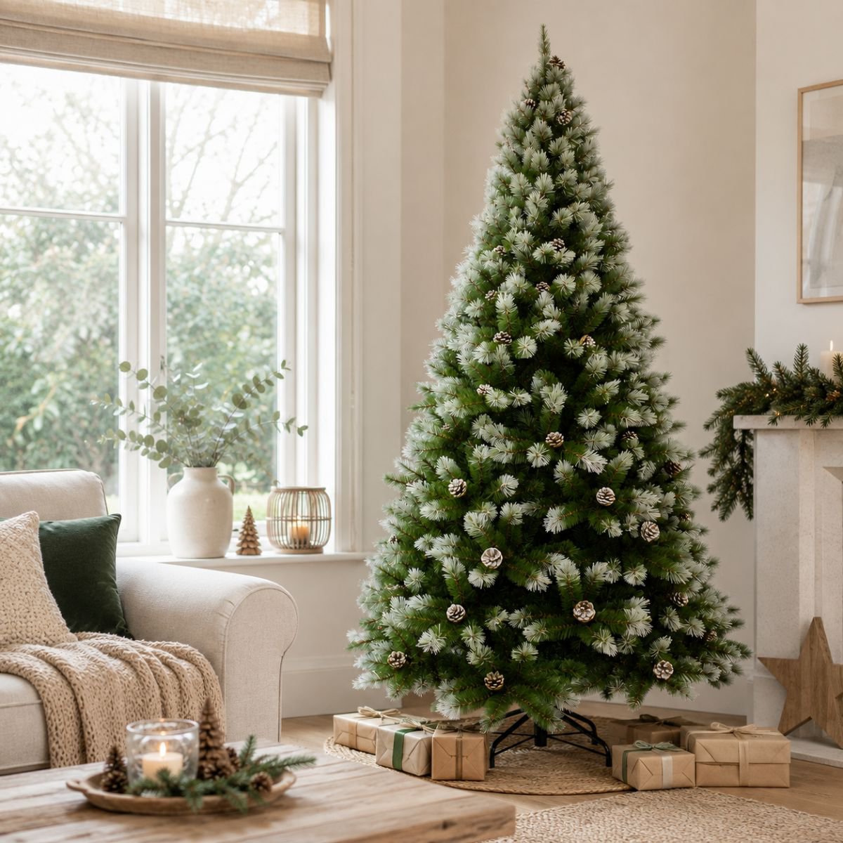 Kunstkerstboom Pittsburgh H185cm Ø102cm Groen