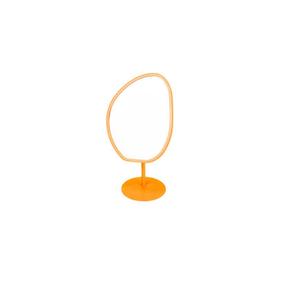 Staande make-up spiegel oranje