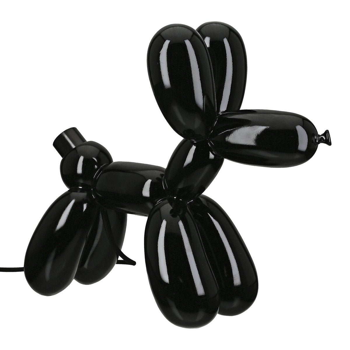 Tafellampballon; Dog Scotty Schwarz H. 35,5 cm