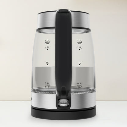 Tefal KI6058 Glazen Waterkoker 1.7L 2200W Zwart/RVS