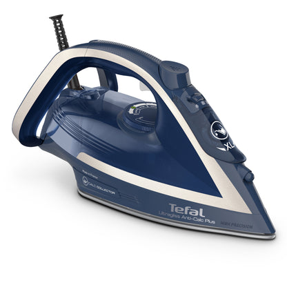 Tefal Fv6830 Ultragliss Anti-Calc Plus Stoomstrijkijzer Blauw/Zilver