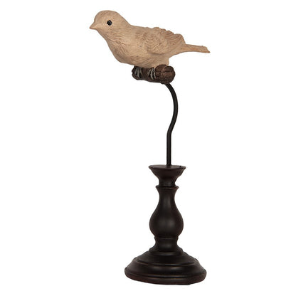Decoratie vogel 12x7x21 cm