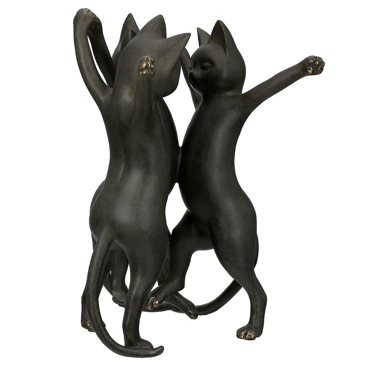 Beeldje kat "Gatto" H.30,5 cm 3 figuren