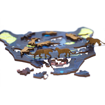Houten Legpuzzel Panter