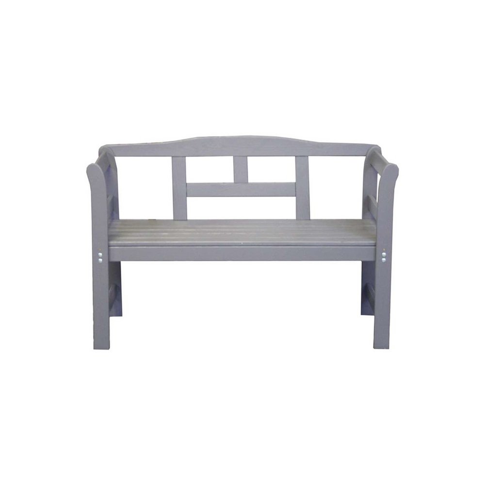 Tuinbank FSC grenen hout 113x40x75cm grijs