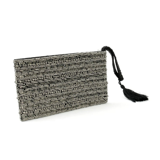 Zilveren clutch