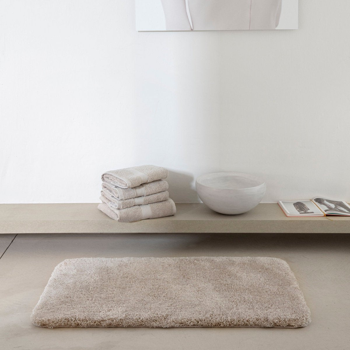 Montana Bath Mat Taupe/Sand