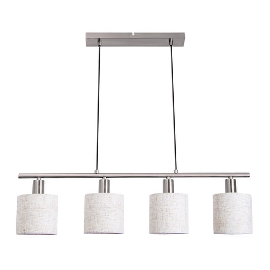 Hanglamp "Maron" 4 spots lengte 71,5 cm Grijs