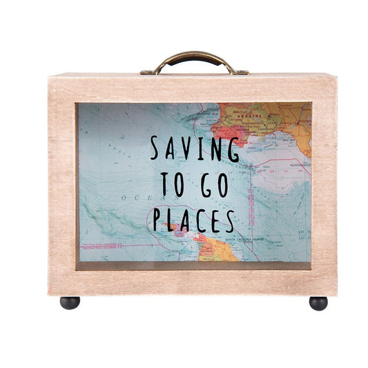 Spaarpot "Saving to go places‘"