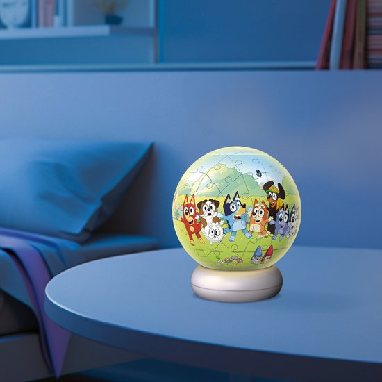 3D Puzzel NightLight Bluey 72 stukjes