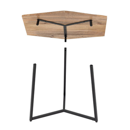 Salontafel mangohout met metalen frame