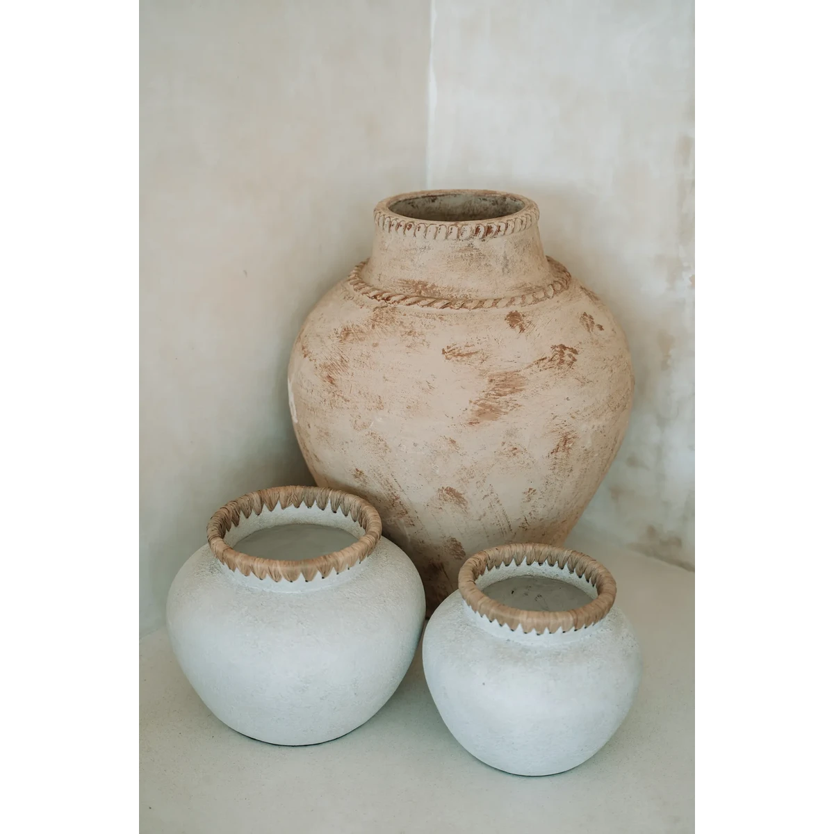 Styly Vaas - Beton Naturel - L
