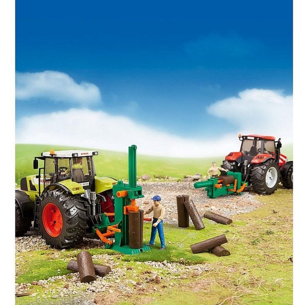 Bruder 62650 Bworld Boomkliever met Figuur en Boomstammen + Accessoires