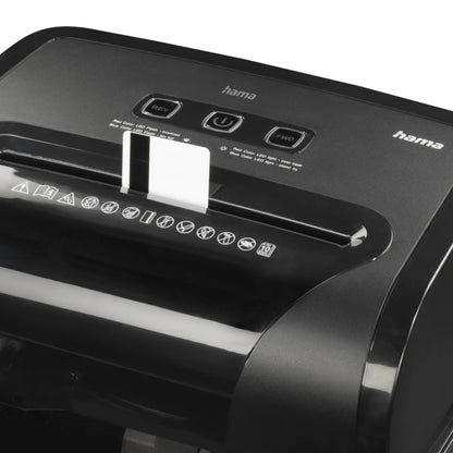 Hama Prime M100 Papiervernietiger met Veiligheidsniveau P5 T5 E4 Zwart