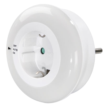 Hama Led-nachtlampje Circle M. GeÃ¯ntegr. Stopcont. Lichtsensor Aanraakbev.