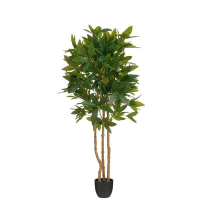 Vingerplant Kunstplant in Bloempot - H150 x  Ø70 cm - Groen