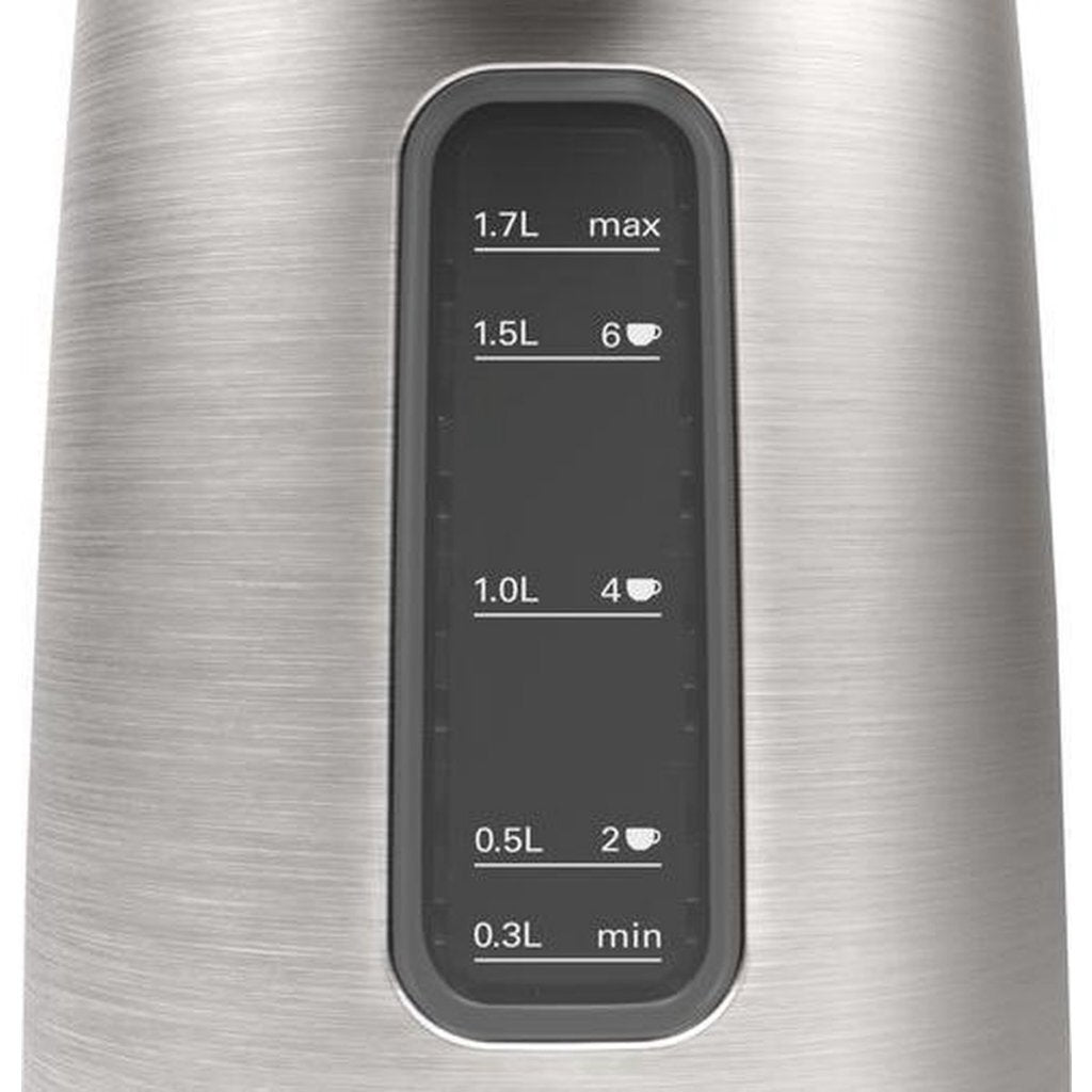 Bosch TWK5P480 DesignLine Waterkoker 1.7L 2400W Zwart/RVS
