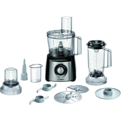 Bosch MCM3PM386 MultiTalent 3 Keukenmachine Zwart/RVS