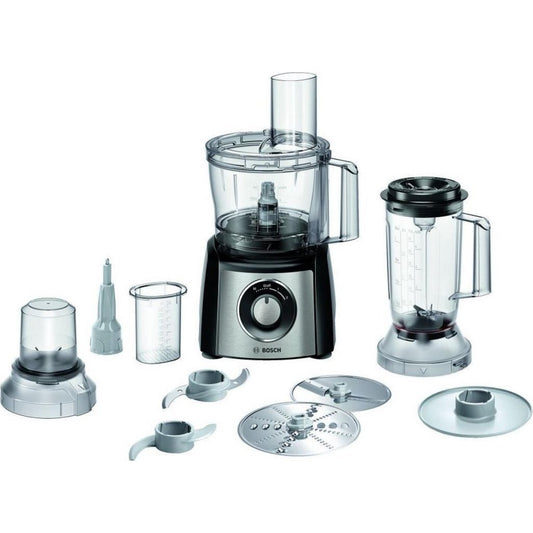 Bosch MCM3PM386 MultiTalent 3 Keukenmachine Zwart/RVS