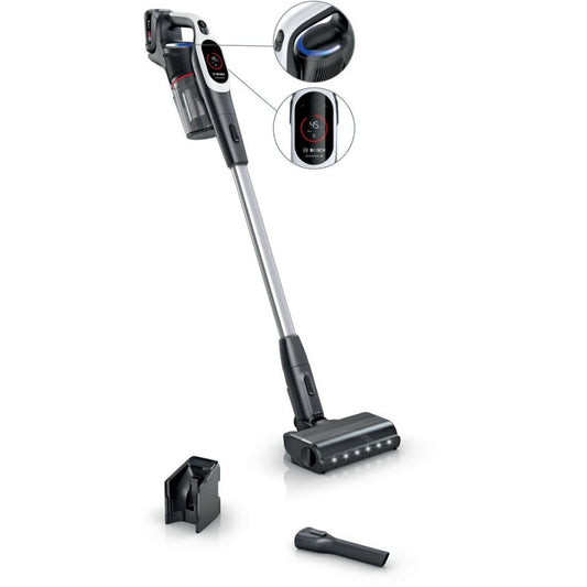Bosch BCS931WBA Accu Steelstofzuiger Zwart/Zilver