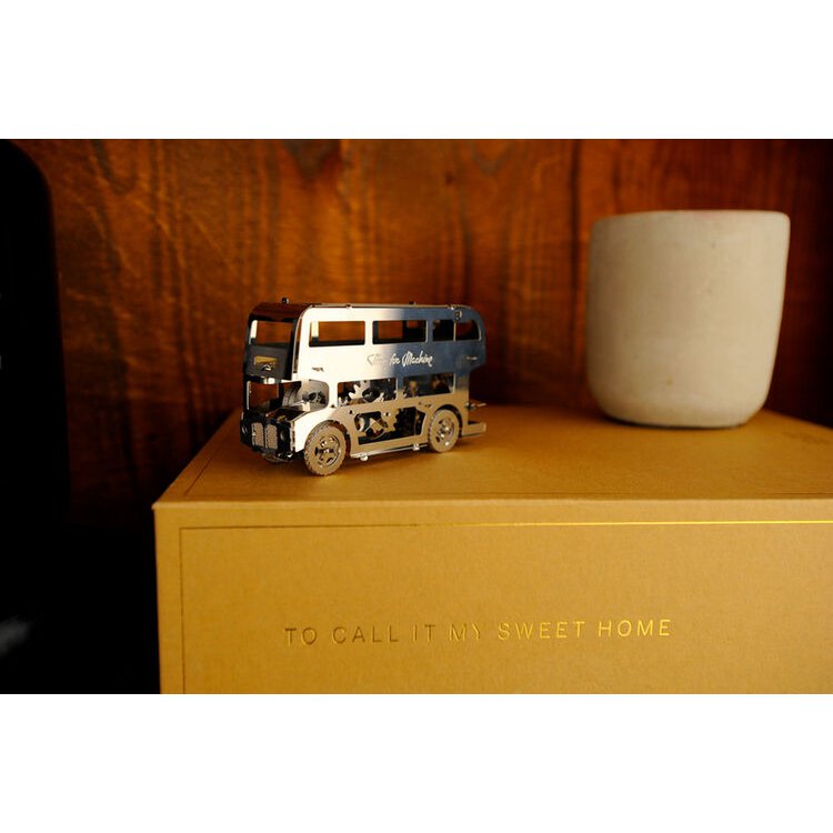 3D Metalen Bouwpakket Cute Double Decker