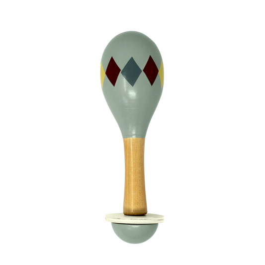 Maracas grijs Harlekin