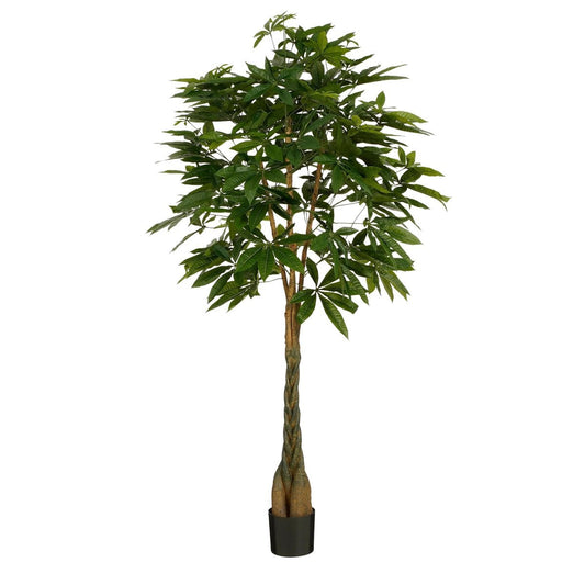 Kunstplant Pachira Groen H150cm Ø65cm