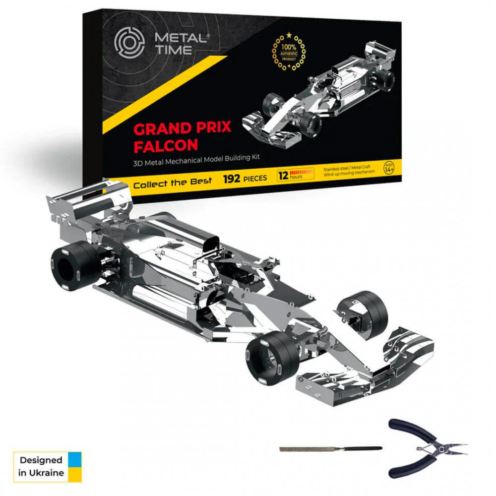 3D Metalen Bouwpakket Grand Prix Falcon