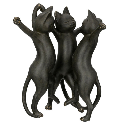 Beeldje kat "Gatto" H.30,5 cm 3 figuren