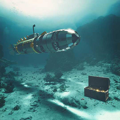 3D Metalen Bouwpakket Elusive Nautilus