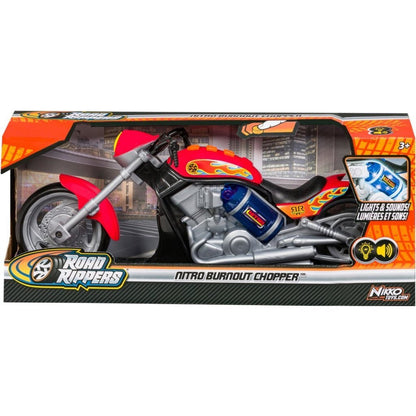 Road Rippers Nitro Burnout Chopper + Licht en Geluid
