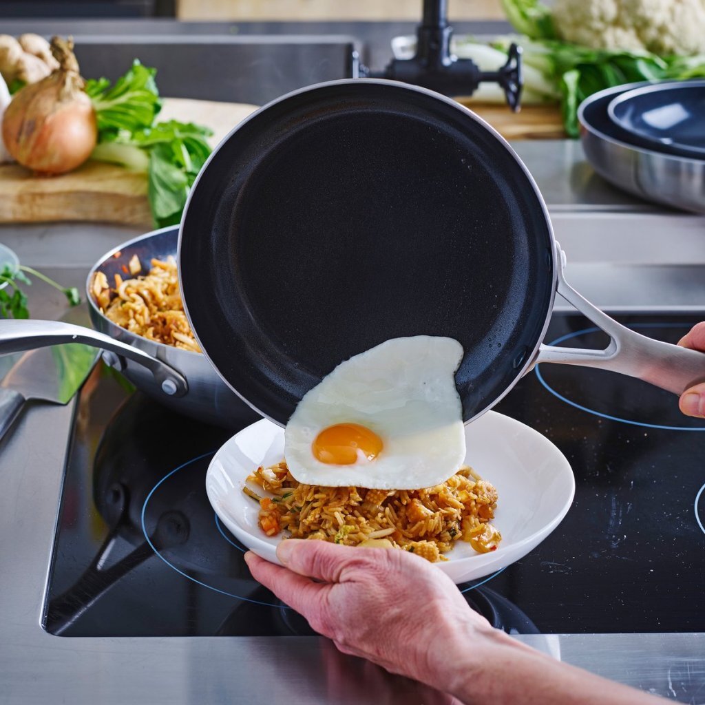 GreenPan Geneva Koekenpan 24 cm RVS