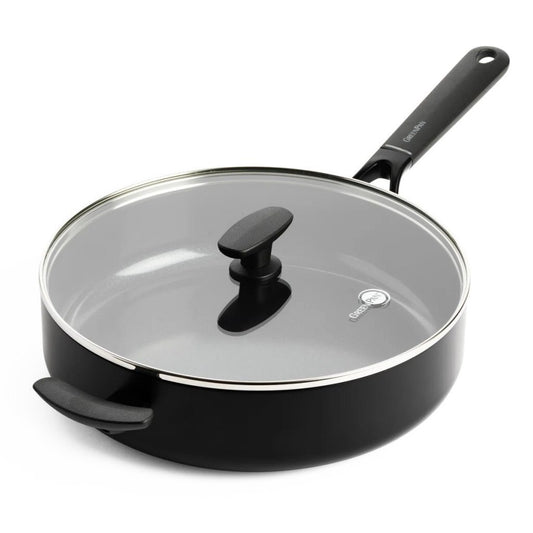 GreenPan Smart Collection Keramische Stoofpan met Deksel 28 cm Zwart