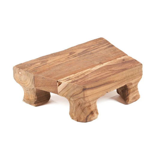 Dienblad - naturel teak