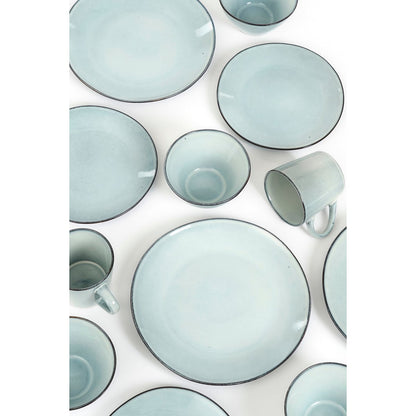 Racco Serviesset 4 Persoons - Steengoed - Lichtgrijs