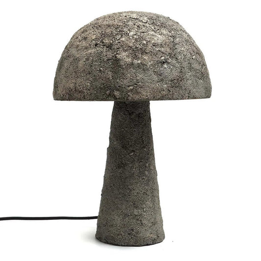 Betonnen paddestoeltafellamp