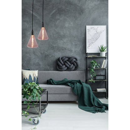 LED-lamp "Dilly" E27 rood/roze 4 Watt dimbaar