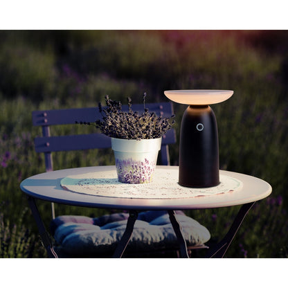 Solar Lamp LED "ADA" Zwart H 22,5cm