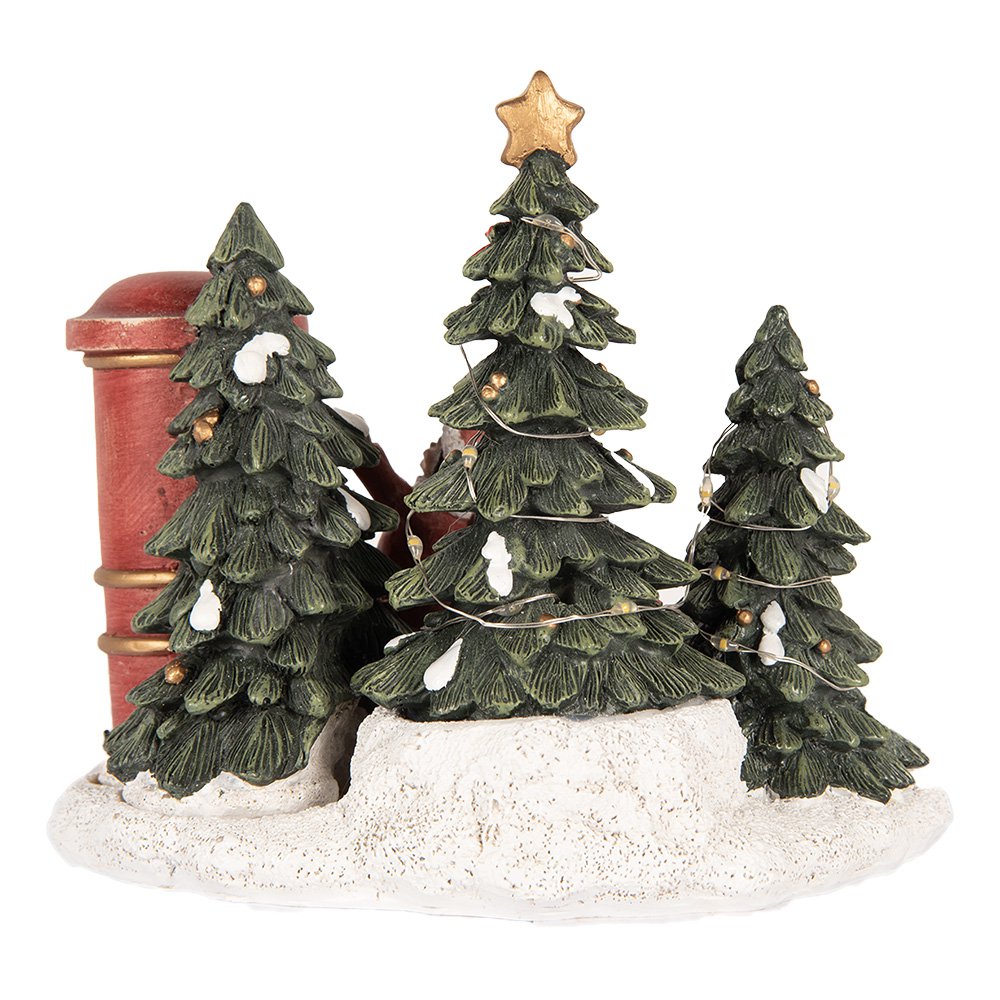 Decoratie kind bij brievenbus LED 16x12x14 cm