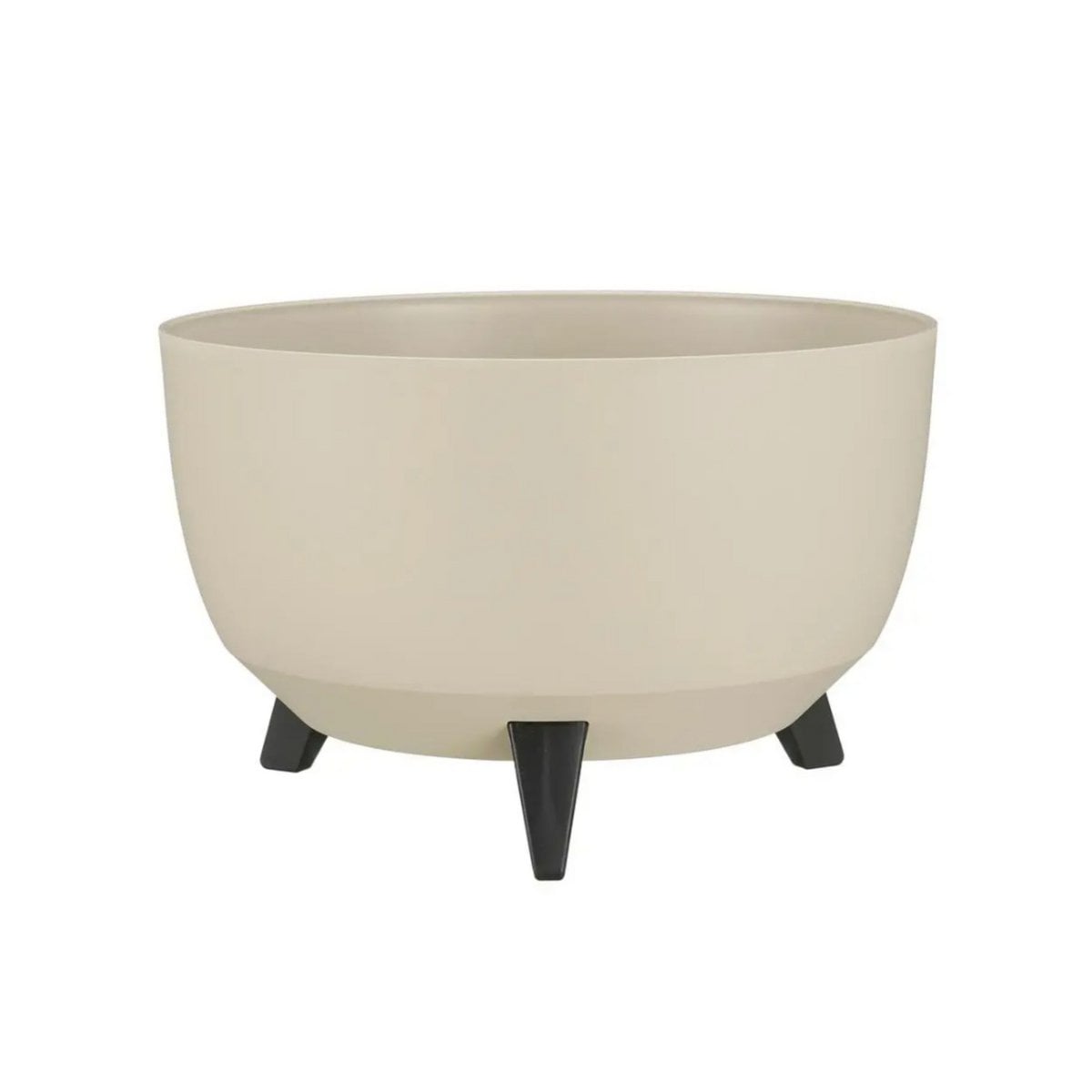 Plantenbak buiten Doppio Beige Ø40cm H20,5cm