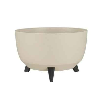 Plantenbak buiten Doppio Beige Ø40cm H20,5cm