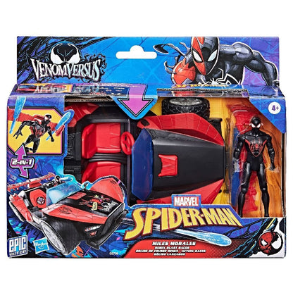 Spiderman Venomversus Blast Racer met Figuur