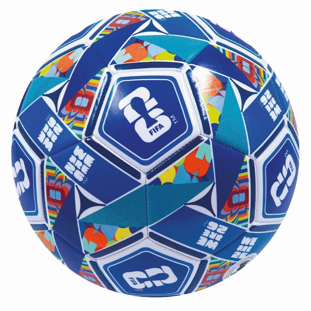 Voetbal FIFA WK 2026 Maat 5 Blauw