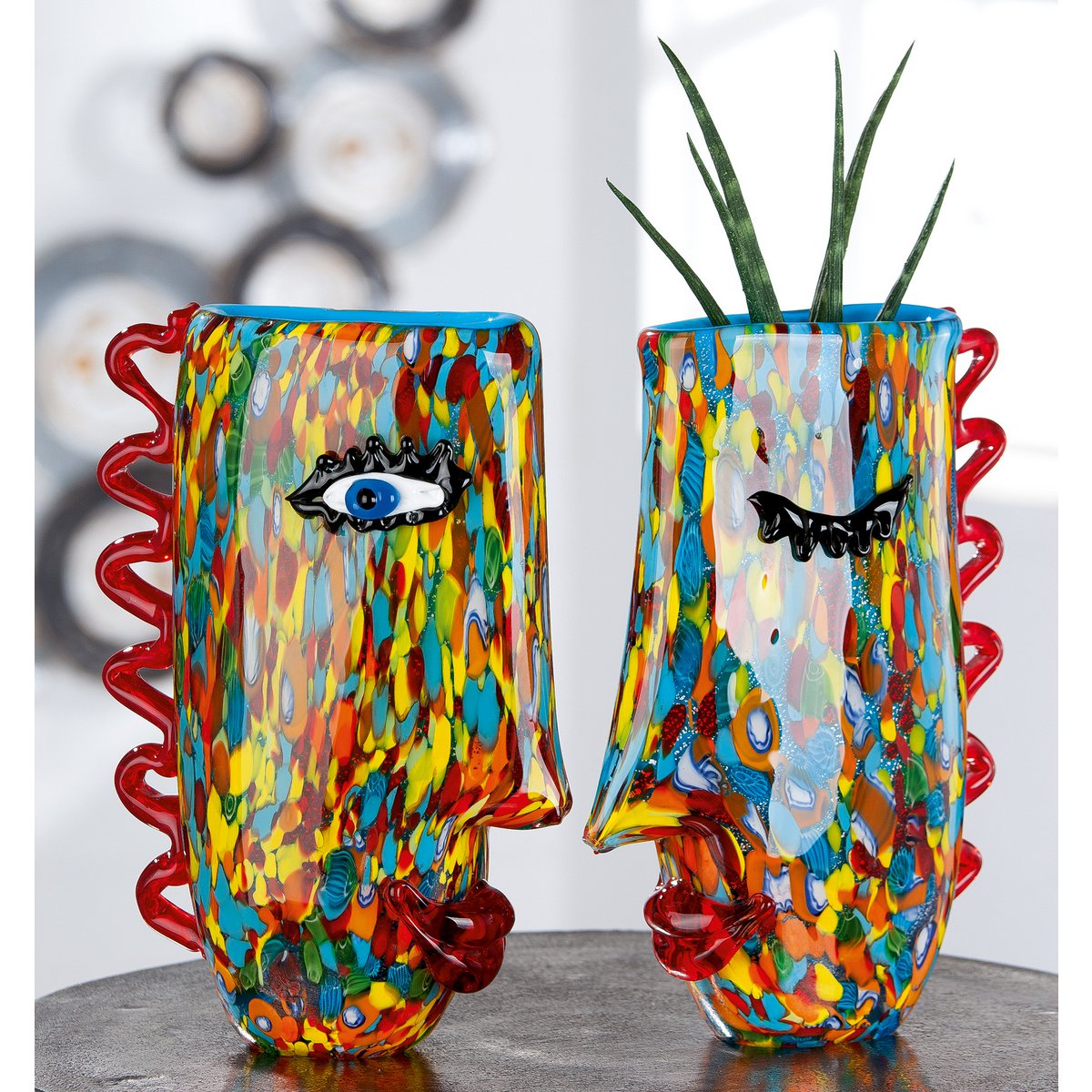 GlasArt designvaas “Frozen”