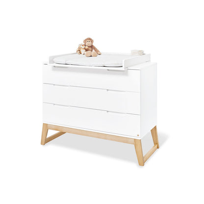 Set 'Brug' breed 3 delen: ledikant, brede commode, 2-deurs kledingkast