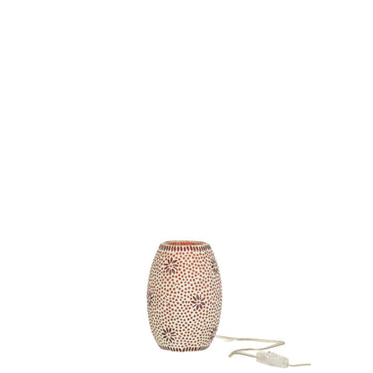 J-Line lamp Bram - glas - rood - small